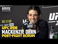 UFC 256: Mackenzie Dern: Possibly Broken Nose Wasn't Bad, But 'I Heard The Sound'  - MMA Fighting