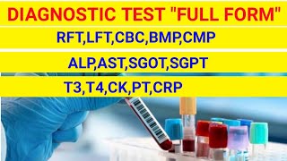 RFT LFT CBC Lab Test Full Form@PharmacyPoint