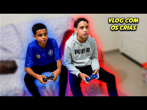 Vlog pré treino com os crias do sub 14