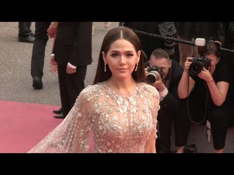 Araya A Hargate on the red carpet for the Premiere of Plaire, Aimer et Courir Vite in Cannes