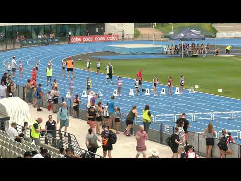 Girls Under 9 60m Hurdles H6 - 2020 State Combined Events Championships // LAVicTV