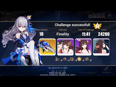 [Honkai Impact 3] Elysian Realm (v6.1 Beta) Finality - Herrscher of Reason (SS0) Full Run