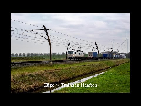 (4K) Züge // Trains in Haaften 23-01-2022