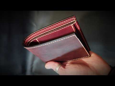 Handmade Leather Bifold Wallet - Free Pattern