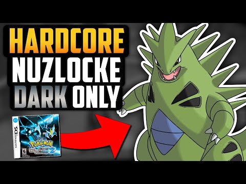CAN I BEAT A POKÉMON BLACK 2 HARDCORE NUZLOCKE WITH ONLY DARK TYPES!? (Pokémon Challenge)