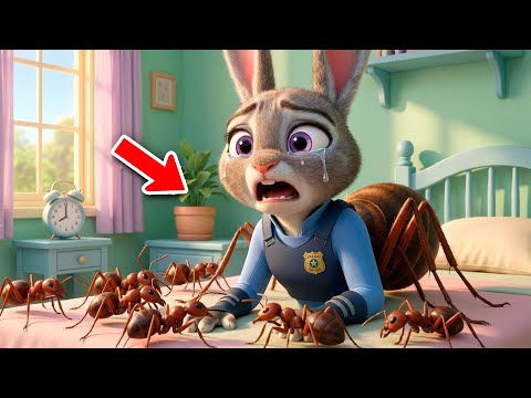 😲 Judy Ate Ice Cream With Ants And Turned Into Something Unexpected! 🐰🐜