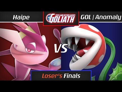 Haipe (Greninja) vs GOL | Anomaly (Piranha Plant) - Losers Finals - Goliath Toys and Retro Games 21