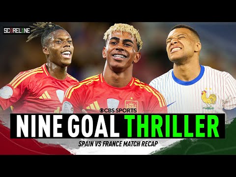 Spain ELIMINATE France in UEFA Nations League Semi-Finals | Merino, Yamal, Pedri, Mbappé | Scoreline