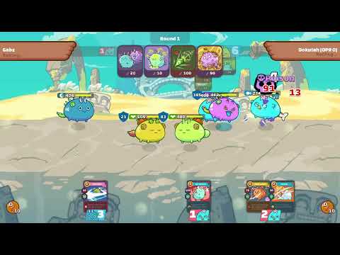 Axie Infinity Top Rank - Gabz [top 1] vs. Dokutah [OPR 0]