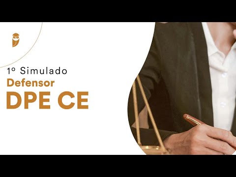1° Simulado Defensor DPE CE - Correção