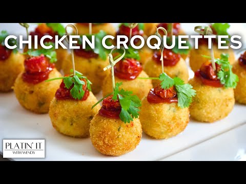 Delicious EASY Chicken Croquettes | Chicken Appetizer