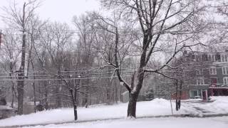 preview picture of video 'Snowy Friday in Cornwall on Hudson, NY'