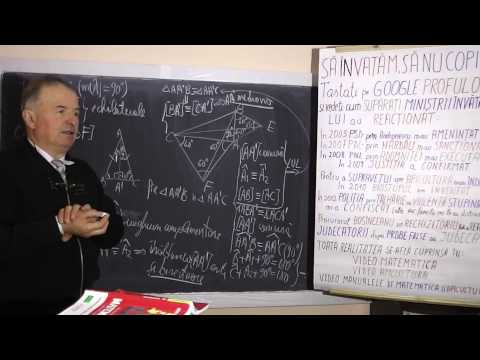 1/2 Lectia 224 - Geometrie plana - Proprietatile triunghiului cu Nicoleta - Matematica Proful Online