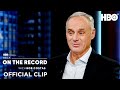 Robert D. Manfred on Representation in the MLB | Back on The Record with Bob Costas | HBO