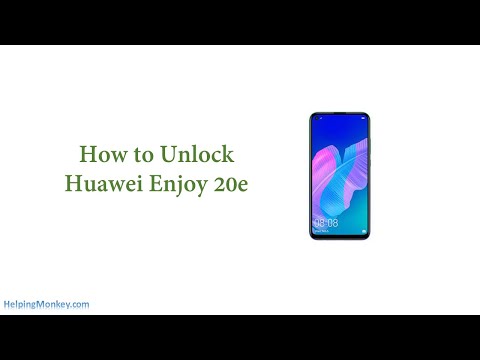 How to Unlock Huawei Enjoy 20e - When Forgot Password