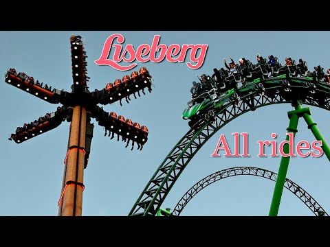 LISEBERG ALL RIDES 2024 +height limits