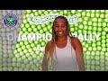 Venus Williams tries Champion's Rally virtual reality experience at Wimbledon