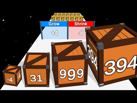 NUMBER BOX RUN - Count Master: Max Level ASMR Gameplay a-z #asmrgameplay #satisfyingasmr