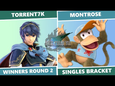 Full Price 7: Winners Round 2 - Torrent7k (Marth) Vs Montrose (Diddy, Ness) SSBU Singles
