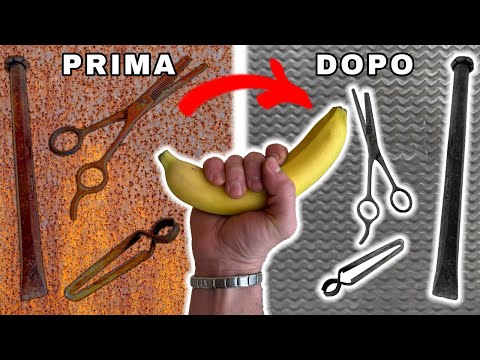 Elimino la RUGGINE con una BANANA