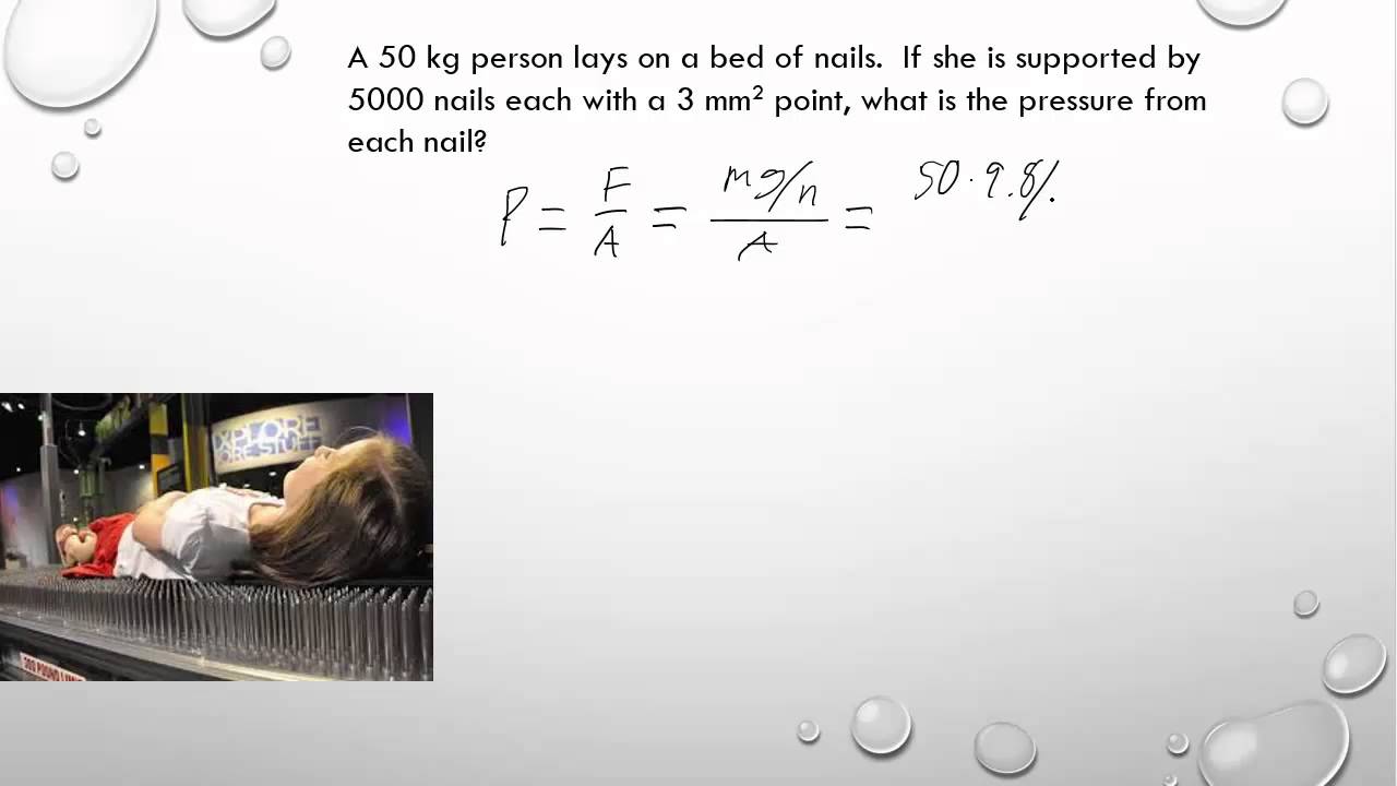 9.1b - Fluids - Phases of Matter, Density, Pressure Calculations