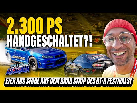 JP Performance - 2.300PS Handgeschaltet?! Eier aus Stahl auf dem Drag Strip des GT-R Festivals!
