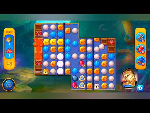 фишдом 2022  #  10692 уровень - прохождение без бустеров # Fishdom,   10692  level - no Boosters.