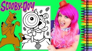 Coloring Scooby Doo Mystery Crayola GIANT Coloring Page Crayola Crayons | KiMMi THE CLOWN