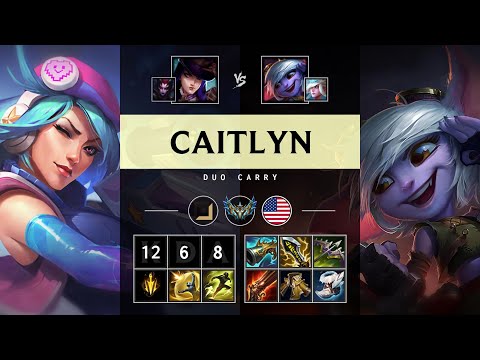 Caitlyn ADC vs Tristana - NA Challenger Patch 25.21