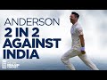 2 Wickets In 2 Balls! | Anderson Dismisses Pujara and Kohli | England v India