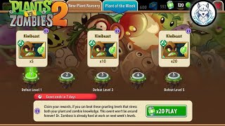 Kiwibeast Plant Of The Week Event (Plants vs Zombies 2)