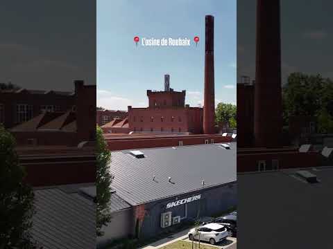 L’usine de Roubaix vue du ciel 👀(📹 Myriam Ouboussaad - Ville de Roubaix)