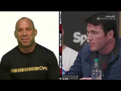 trash talk between Chael Sonnen vs Wanderlie Bellator Press Conference highlight