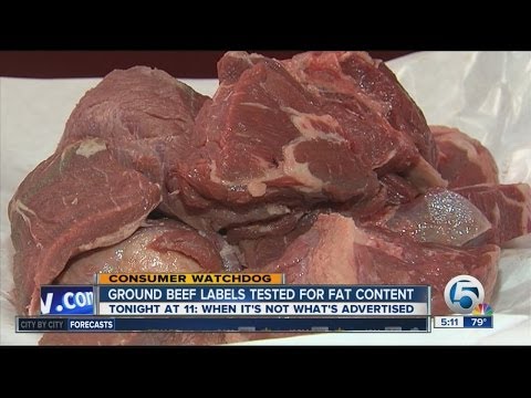 Meat labels: Is the fat content as advertised?