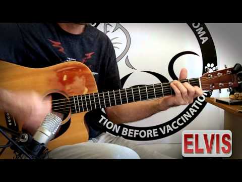 Elvis ~ His Latest Flame ~ Guitar Cover