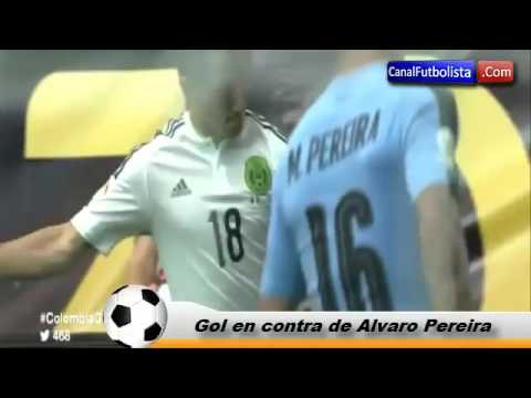 Goal Alvaro Pereira México vs Uruguay • 05 06 2016