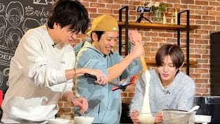 3人でおもちづくり