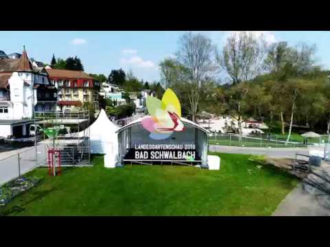 Frühling über der Landesgartenschau Bad Schwalbach