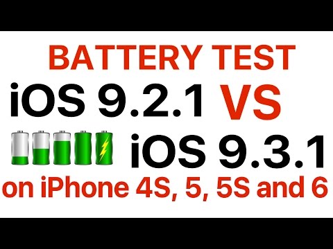 Battery test : iOS 9.2.1 vs iOS 9.3.1 Which one has better battery life?