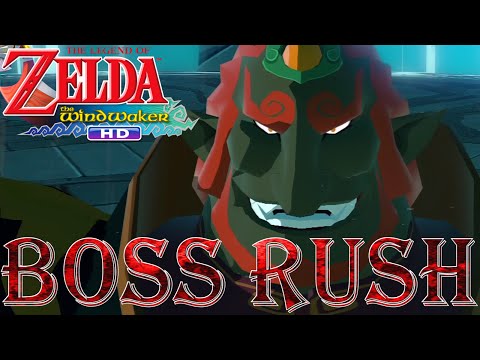 The Legend of Zelda: The Wind Waker HD - Boss Rush (All Boss Fights)