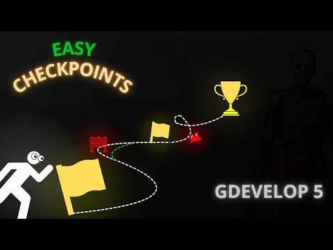 MAKE CHECKPOINTS WITH THIS EASY TUTORIAL / G Develop 5 Easy checkpoint  tutorial