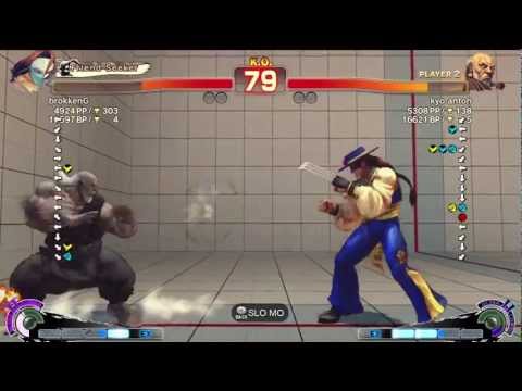 Tsubapy (Vega) vs anton (Gouken) - AE 2012 Ranked Match *720p HD*