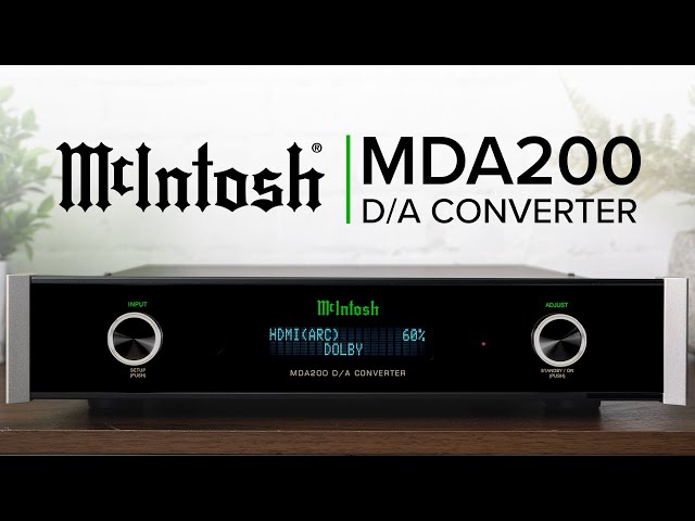 Video of McIntosh MDA200