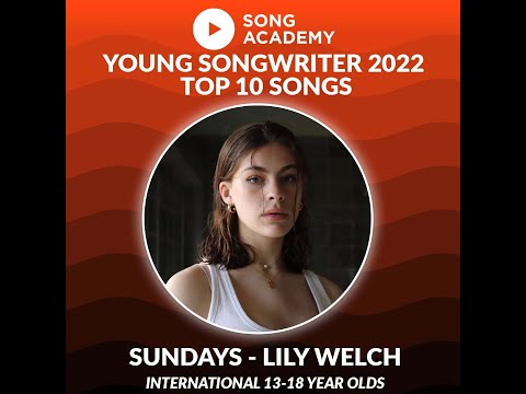 Young Songwriter 2022 Top 10 finalist song 'Sundays' by Lily Welch