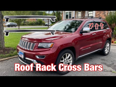 Installing Roof Rack Cross Bars On My Jeep Grand Cherokee WK2 2011-2021 | How To