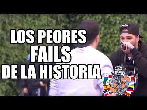 Los Peores FAILS De La Historia De Las Batallas De Rap