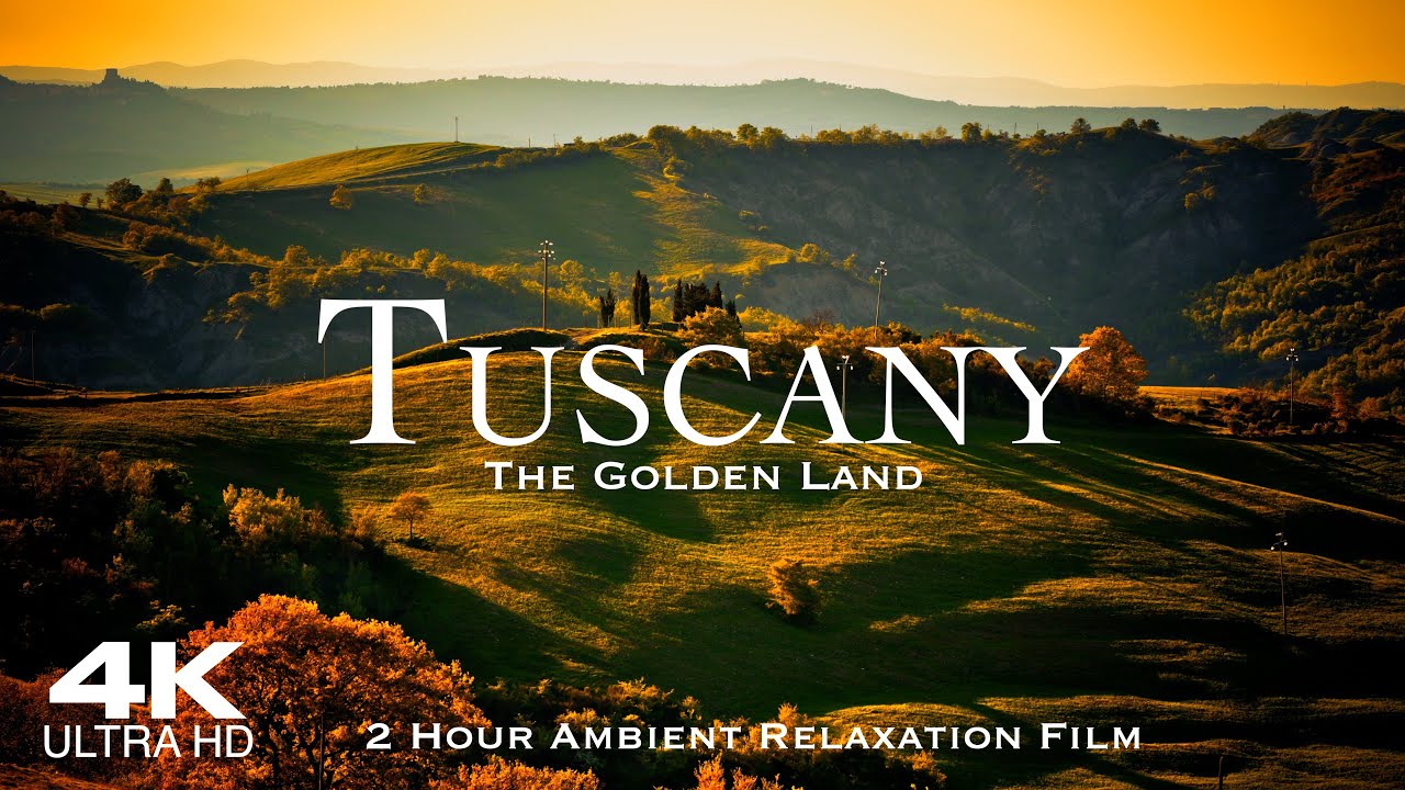 [4K] TUSCANY Drone Aerial Bach Mozart Beethoven Grieg Liszt Chopin Tchaikovsky