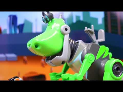 Paw Patrol 2018 |  Rusty Rivets Engineers the Botasaur Tyrannosaurid to Rescue Crush | HenHe  # 239