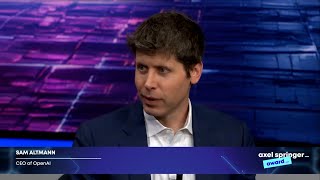 Axel Springer Award '25: OpenAI CEO Sam Altman interviewed by Mathias Dopfner, CEO of Axel Springer