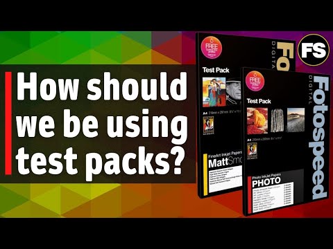 How should we be using paper Test Packs? - Fotospeed | Paper for Fine Art & Photography